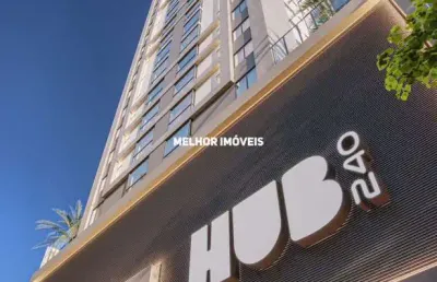Hub 240 - apartamento em construção com 02 dormitórios sendo 01 suíte e 01 vaga de garagem a venda em balneário perequê, porto belo-sc