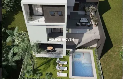 Condomínio bella vista residence club - casa alto padrão 4 suítes uma máster 6 vagas de garagem localizado no bairro barra em balneário camboriú