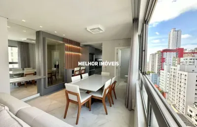 Costa amalfitana residence - apartamento á venda mobiliado com3 dormitórios, 2 vagas  no centro de balneário camboriú