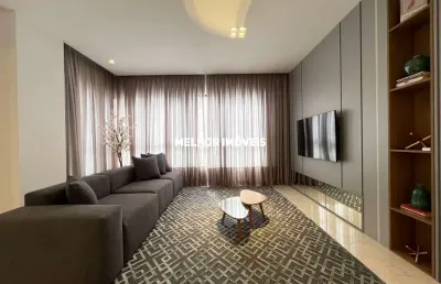 Apartamento á venda mobiliado e equipado com 3 suítes, 2 vagas localizado em região excelente em balneário camboriú