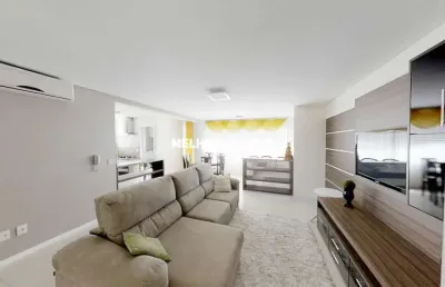 Locação anual apartamento garden mobiliado e equipado com 03 dormitórios no centro de balneário camboriú.