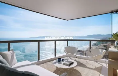 Apartamento à venda com 04 suítes sendo 01 máster, sacada fechada com reiki e churrasqueira a carvão localizado em meia praia itapema -sc
