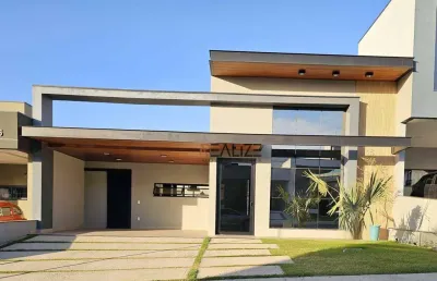 Casa moderna com 3 suítes à venda, 190 m² por r$ 2.020.000 - condomínio dona maria josé - indaiatuba/sp