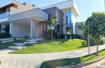Casa de esquina com 3 suítes e escritório à venda, 233 m² por r$ 1.915.000 - condomínio fechado - indaiatuba/sp