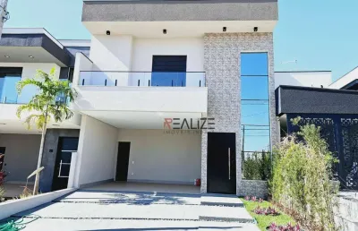 Casa/sobrado com 3 suítes e escritório à venda, 202 m² por r$ 1.590.000 - condomínio fechado - indaiatuba/sp