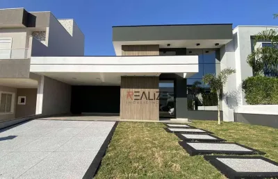 Casa com 3 suítes à venda, 190 m² por r$ 1.900.000 - condomínio proximo ao parque ecológico - indaiatuba/sp