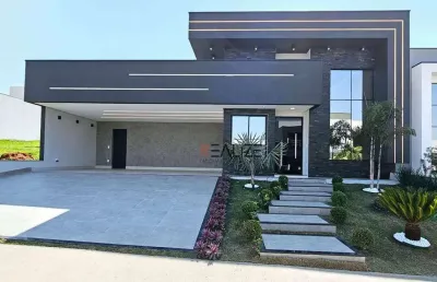 Casa com 3 suítes e escritório à venda, 221 m² por r$ 2.200.000 - condomínio fechado- indaiatuba/sp