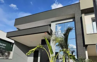 Casa moderna com piscina e 3 suítes à venda, 140 m² por r$ 1.280.000 - condomínio jardim brescia - indaiatuba/sp