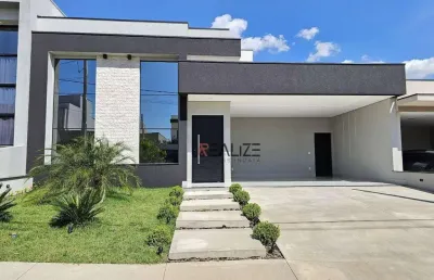Casa térrea moderna com moveis planejados e 3 suítes à venda, 192 m² por r$ 1.680.000 - condomínio residencial milano - indaiatuba/sp