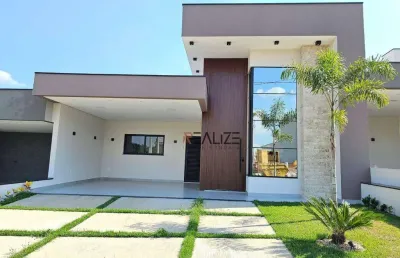 Casa térrea com 3 suítes e escritório à venda, 205 m² por r$ 1.600.000 - condomínio residencial evidências - indaiatuba/sp