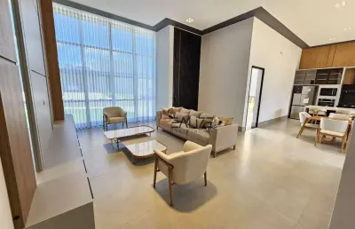 Casa moderna com mobília e 3 suítes à venda, 200 m² por r$ 2.290.000 - condomínio com localização privilegiada - indaiatuba/sp