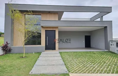 Casa alto padrão com 3 dormitórios escritório à venda, 225 m² por r$ 2.300.000 - condomínio villa sapezal - indaiatuba/sp