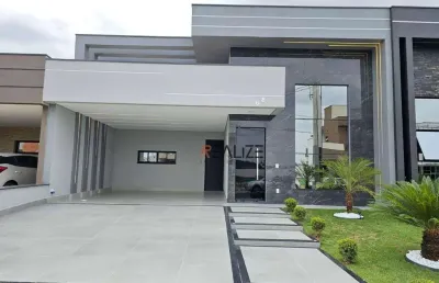 Casa moderna a venda por r$ 1.650.000 em condomínio na cidade de indaiatuba interior/sp
