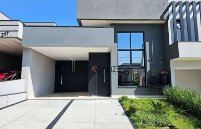 Casa com 3 dormitórios à venda, 138 m² por r$ 1.170.000 - condomínio fechado - indaiatuba interior de são paulo