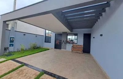 Casa semi nova com 3 dormitórios à venda, 105 m² por r$ 960.000 - condomínio park real - indaiatuba/sp