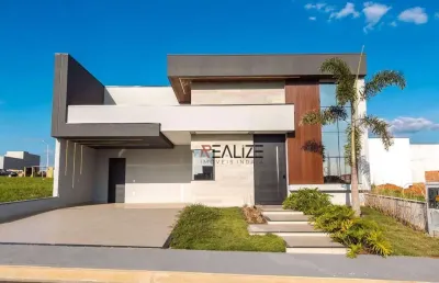 Casa moderna com 3 suítes e escritório à venda, por r$ 2.100.000 - condomínio próximo parque ecológico de indaiatuba/sp