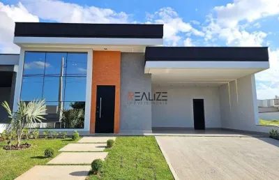 Casa moderna com 3 suítes à venda, 191 m² por r$ 1.590.000 - condomínio fechado - indaiatuba/sp