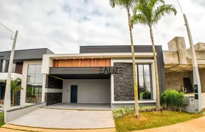 Modernidade e sofisticação casa térrea com escritório à venda, 210 m² por r$ 1.750.000 - condomínio fechado - indaiatuba/sp