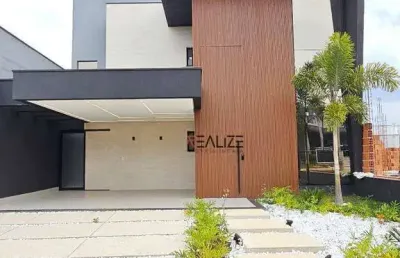 Casa com 4 suítes e mezanino à venda, 250 m² por r$ 2.100.000 - condomínio fechado - indaiatuba/sp