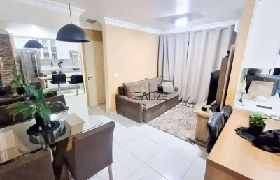 Apartamento com vista livre e 2 dormitórios à venda, 49 m² por r$ 380.000 - condomínio villa das praças - indaiatuba/sp