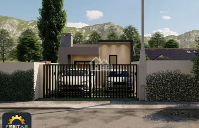 Casa com promoção de lançamento, de r$ 420.000,00 por r$ 357.000,00 .