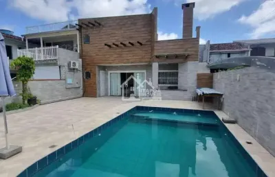 Sobrado com 8 quartos em itapoá - jardim perola do atlántico
