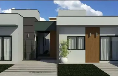 Casa com 2 dormitórios, apenas 700 metros do mar, no balneário paese em itapoá/sc