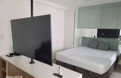 Apartamento com 1 dormitório para alugar, 37 m² por r$ 3.800,00/mês - vila azevedo - são paulo/sp