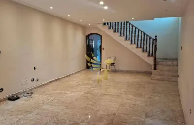 Sobrado com 3 dormitórios para alugar, 110 m² por r$ 7.300,00/mês - jardim anália franco - são paulo/sp