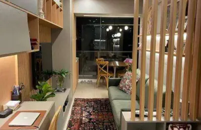 Apartamento com 1 dormitório à venda, 43 m² por r$ 1.150.000,00 - brooklin - são paulo/sp