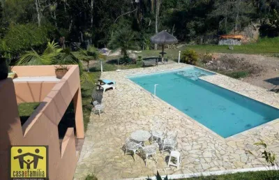 Chácara com 5 dormitórios à venda, 4600 m² por r$ 1.300.000 - portal das águas - ibiúna/sp