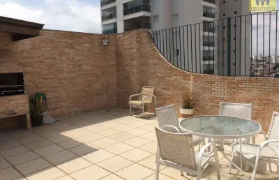 Cobertura à 300m metrô alto do ipiranga com 3 dorms/quintal -