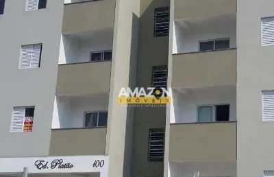 Apartamento com 2 dormitórios à venda, 60 m² por r$ 212.000,00 - parque santo antônio - taubaté/sp