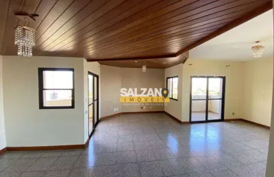 Apartamento com 4 dormitórios para alugar, 264 m² - edifício plaza alta - taubaté/sp