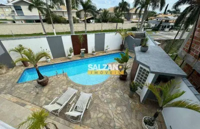 Sobrado com 3 dormitórios, 380 m² - venda por r$ 2.200.000,00 ou aluguel por r$ 9.700,00/mês - taubaté village - taubaté/sp