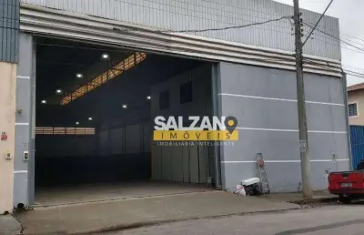 Galpão para alugar, 625 m² por r$ 12.920,00/mês - residencial estoril - taubaté/sp