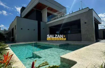 Sobrado com 5 dormitórios à venda, 430 m² por r$ 3.500.000,00 - condomínio green park - taubaté/sp