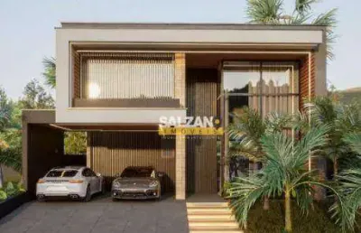 Sobrado com 3 dormitórios à venda, 371 m² por r$ 2.600.000 - condomínio ouro ville - taubaté/sp