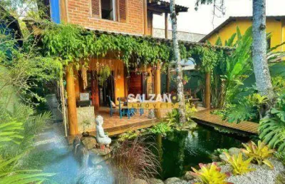 Sobrado com 3 dormitórios à venda, 183 m² por r$ 2.190.000 - perequê-açu - ubatuba/sp