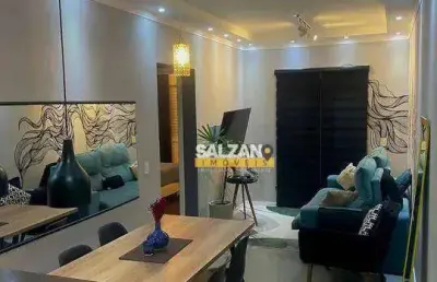 Apartamento com 2 dormitórios à venda, 58 m² por r$ 260.000,00 - condomínio edifício san vicente - taubaté/sp