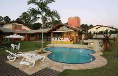 Casa com 3 dormitórios à venda, 350 m² por r$ 3.300.000,00 - chácaras cataguá - taubaté/sp