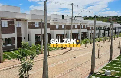 Sobrado com 3 dormitórios à venda, 90 m² por r$ 425.300,00 - jardins do parque castanheiras - taubaté/sp