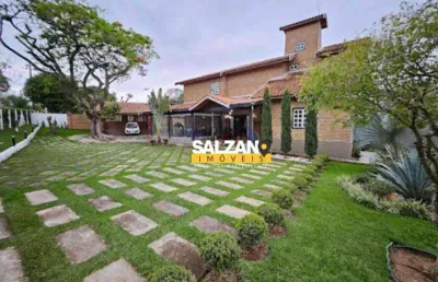 Sobrado com 4 dormitórios à venda, 443 m² por r$ 2.500.000,00 - chácaras cataguá - taubaté/sp