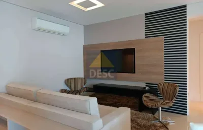 Apartamento mobiliado com 3 suítes para locação anual na quadra do mar no ed. grand royale