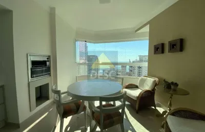 Apartamento quadra mar com 03 suítes mobiliado para locação anual ed. grand royale