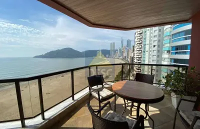 Apartamento frente mar mobiliado para locação anual no edifício oceanic