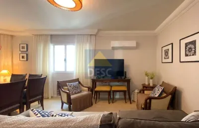 Apartamento mobiliado quadra mar para locação anual no ed. vinhedos em balneário camboriú