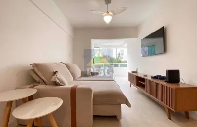 Apartamento semi mobiliado com dois dormitórios à venda no ed. cidade do cairo em balneário camboriú