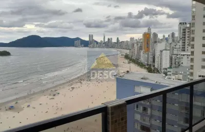 Apartamento frente mar com 3 suítes à venda no ed. concorde em balneário