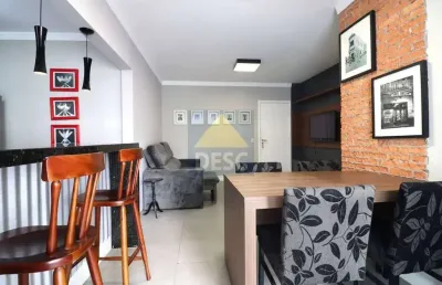 Apartamento com 3 dormitórios mobiliado quadra mar para locação anual - ed. pietro zanella